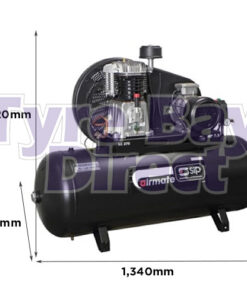 Airmate TN7.5/270 Air Compressor Dimensions