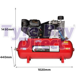 Airmate-Industrial-Super-ISKP7150-Compressor---7hp-Kohler-Engine-dimensions