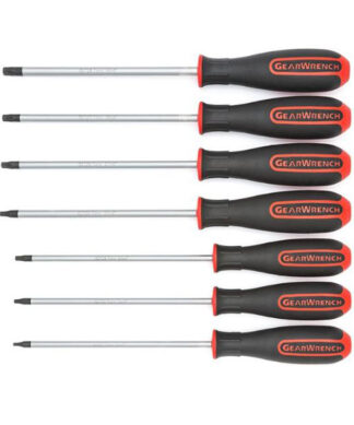 GearWrench 7Pc Torx Dual Material Screwdriver Set 6 Blades