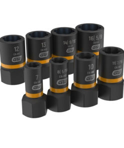 GearWrench 8Pc 1/4In And 3/8In Drive Bolt Biter Extr Socket