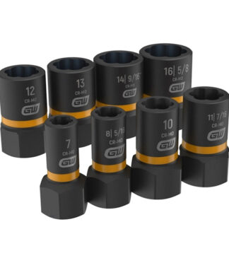 GearWrench 8Pc 1/4In And 3/8In Drive Bolt Biter Extr Socket