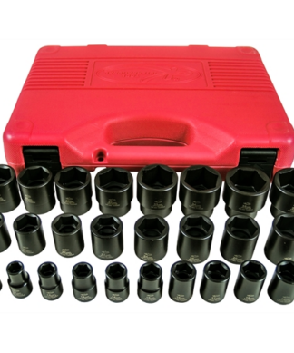 26pc Impact Standard Metric Socket Set 1/2 Drive