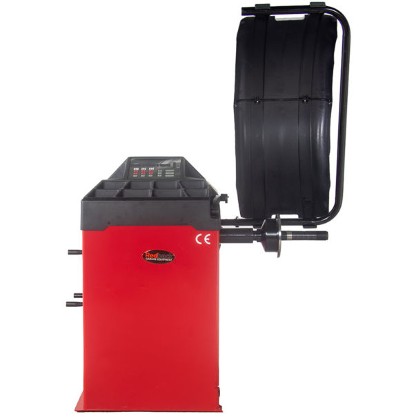 Redback by Unite 825 24″ Semi Automatic 2D Wheel Balancer Machine for garages from Tyre Bay Direct.