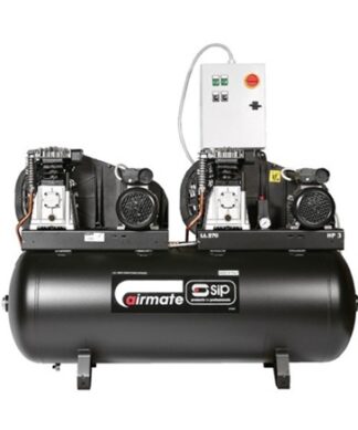 Airmate B3800/270 Oil Lubricated Tandem Compressor 230v