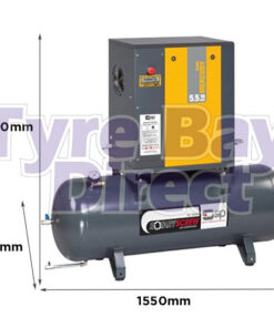 Airmate Mercury Tronic 5.5-10-270 Screw Compressor dimensions