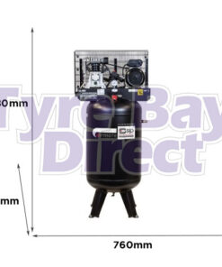 SIP Airmate VN3/150-SB Vertical Air Compressor dimensions