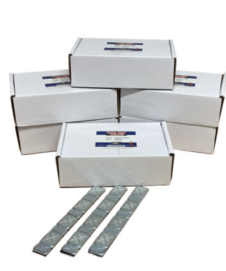 50 Strips of Self Adhesive 5g & 10g Weights – Polished at Tyre Bay Direct