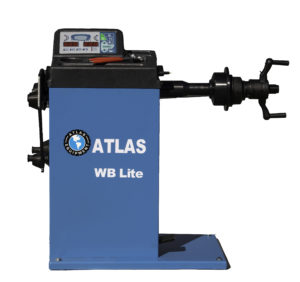 With no lowering hood, the Atlas WB Lite manual wheel balancer is an ideal choice for those with limited working space.