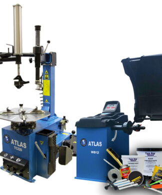 Atlas Workshop Tyre Fitting Package Tyre Changer Balancer and consumables