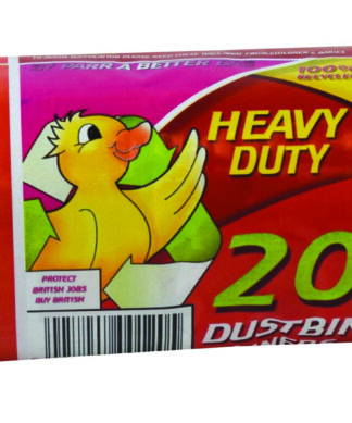 Heavy Duty Refuse Sacks Black 80L