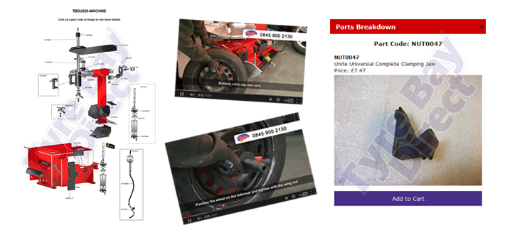 Find helpful information on Spare Parts for Tyre Changers & Wheel Balancers.